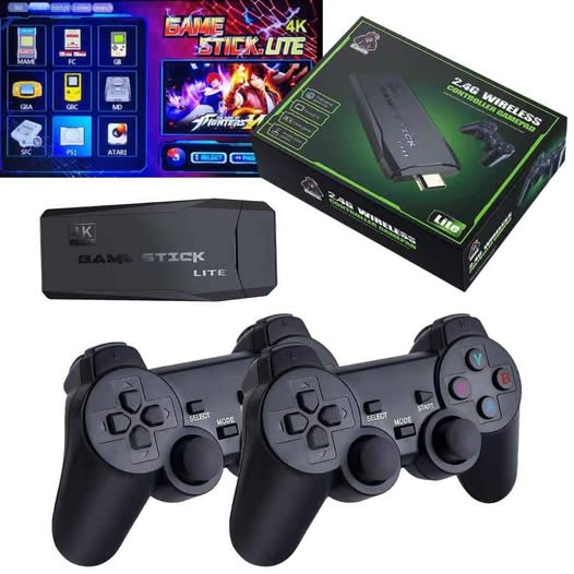 Consola Retro Game Stick Inalámbrica. - Envío gratis y pago contra entrega.-