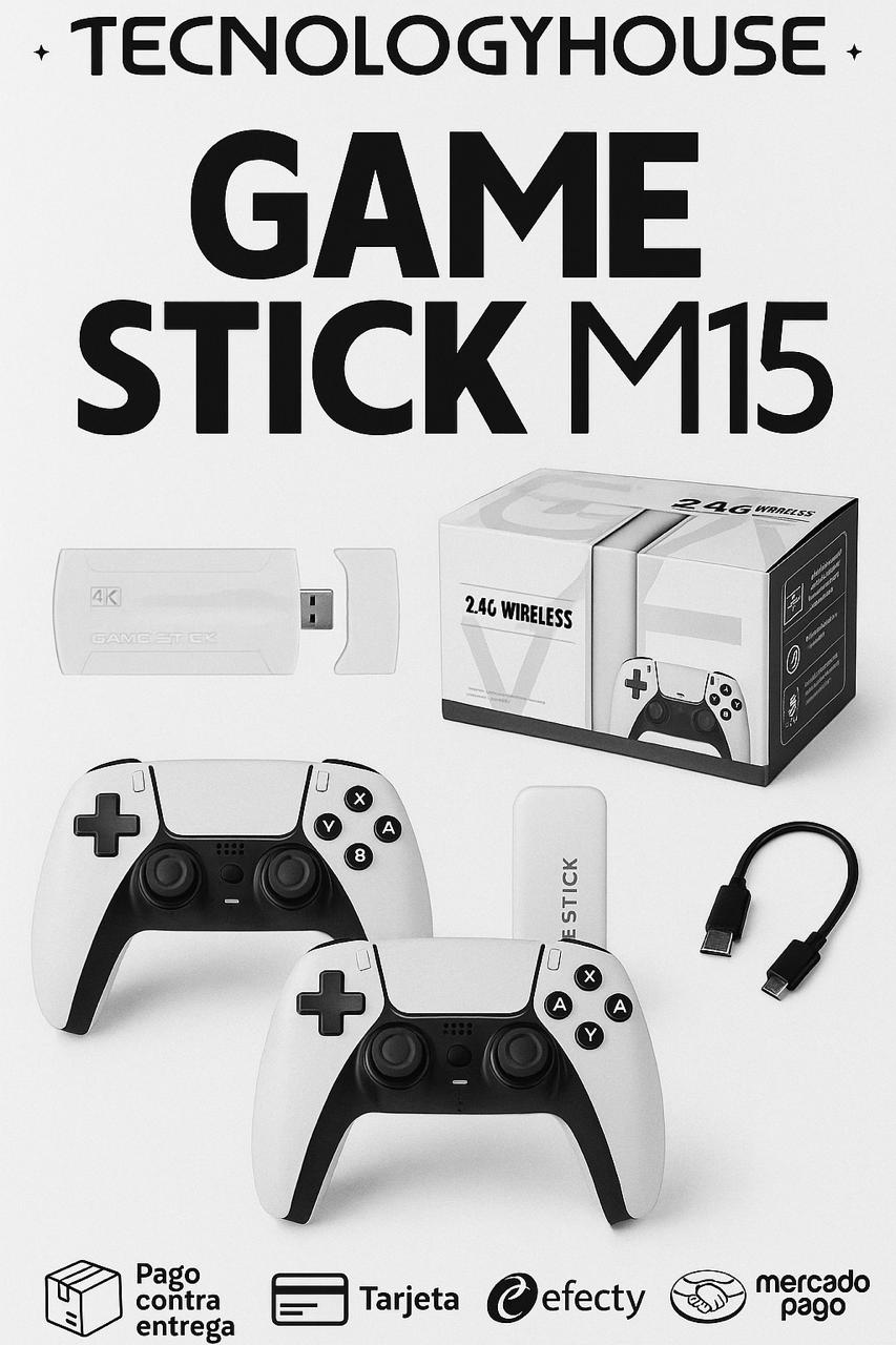 Consola Videojuego Retro Game Stick M15